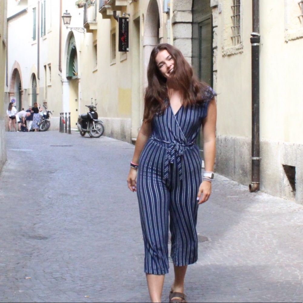Stripped romper
